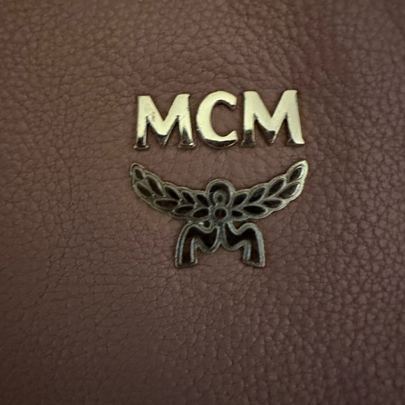 MCM Pink Structured Tote Bag with Double Handles - Picture 2 of 10